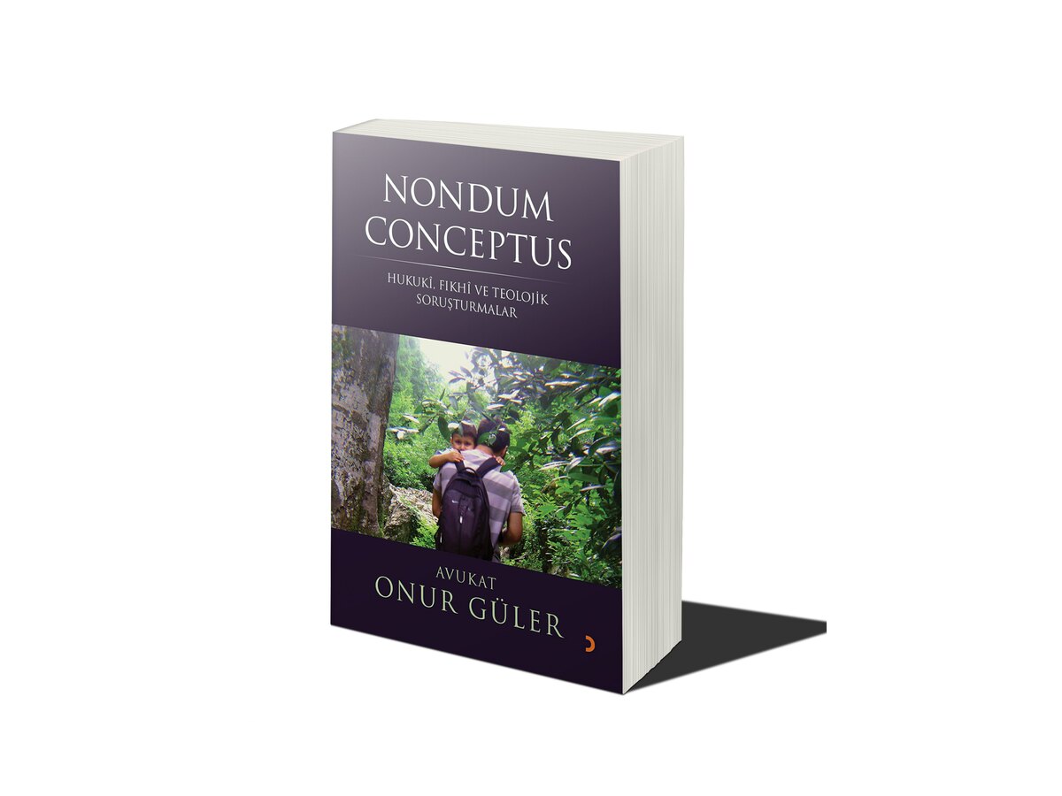 Nondum Conceptus kitabının üç boyutlu ön kapak görünümü